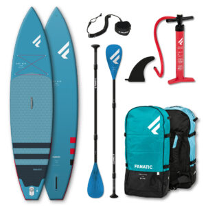 Fanatic SUP - Ray Air - 11'6"x31" - blue - Pack mit Paddel Family Pack