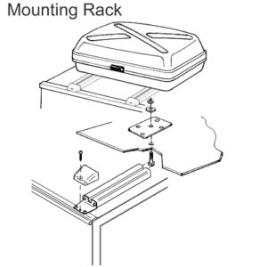 Thule, Montageschiene Mounting Rack für Top-Boxen