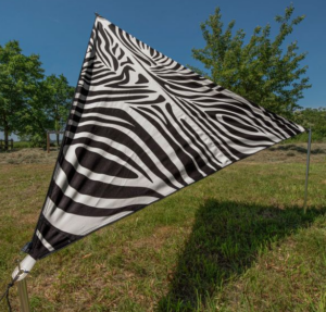 Bent Sonnensegel „TC-Zip Canvas“ Zebra